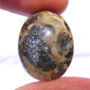 batu permata, batu mulia, cincin permata BATU AKIK BADAR PERAK ANTIK