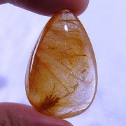 batu permata, batu mulia, cincin permata BATU KECUBUNG RAMBUT CENDANA EMAS