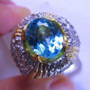 batu permata, batu mulia, cincin permata BATU MULIA BLUE TOPAZ