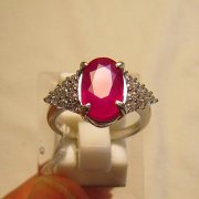 batu permata, batu mulia, cincin permata BATU MULIA PIGEON BLOOD RUBY LADIES RING ELEGANCE