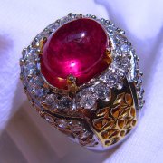 batu permata, batu mulia, cincin permata BATU MULIA RUBY RED FANTA