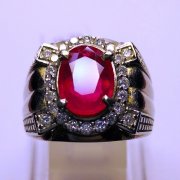 batu permata, batu mulia, cincin permata BATU MULIA RUBY RING