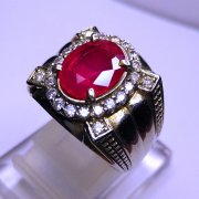 batu permata, batu mulia, cincin permata BATU MULIA RUBY RING