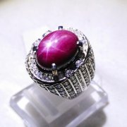 batu permata, batu mulia, cincin permata BATU MULIA RUBY STAR GAGAH