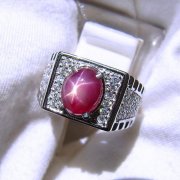 batu permata, batu mulia, cincin permata BATU NATURAL RUBY STAR PAYUNG