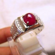 batu permata, batu mulia, cincin permata BATU NATURAL RUBY