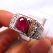 batu permata, batu mulia, cincin permata BATU NATURAL RUBY