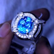 batu permata, batu mulia, cincin permata BATU PERMATA BLUE TOPAS RING