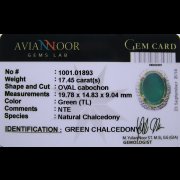 batu permata, batu mulia, cincin permata BATU PERMATA GREEN CHALCEDONY GR021