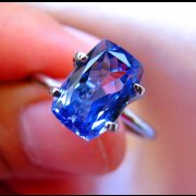 batu permata, batu mulia, cincin permata BATU PERMATA NATURAL TANZANITE BERSERTIFIKAT