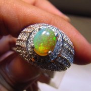 batu permata, batu mulia, cincin permata BATU PERMATA OPAL KALIMAYA