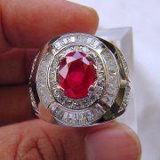 batu permata, batu mulia, cincin permata BATU PERMATA REDISH ORANGE SAPPHIRE SONGEA