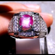 batu permata, batu mulia, cincin permata BATU PERMATA RUBY DELIMA STAR BURMA