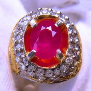 batu permata, batu mulia, cincin permata BATU PERMATA RUBY RU026