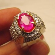 batu permata, batu mulia, cincin permata BATU PERMATA RUBY RU075