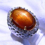 batu permata, batu mulia, cincin permata BATU PERMATA SUNSTONE SU002