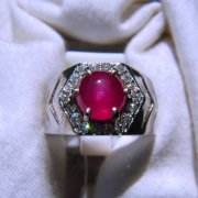batu permata, batu mulia, cincin permata BATU RUBY RING ELEGANCE