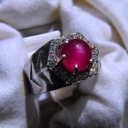 batu permata, batu mulia, cincin permata BATU RUBY RING ELEGANCE