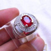 batu permata, batu mulia, cincin permata BATU SPARKLING REDISH ORANGE SAPPHIRE