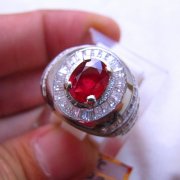 batu permata, batu mulia, cincin permata BATU SPARKLING REDISH ORANGE SAPPHIRE