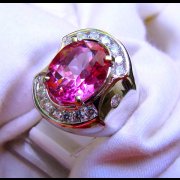 batu permata, batu mulia, cincin permata BATUPERMATA PINK TOPAS BERSERTIFIKAT