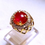 batu permata, batu mulia, cincin permata BATUPERMATA VIVID RED RUBY
