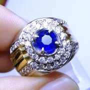 batu permata, batu mulia, cincin permata BLUE SAPPHIRE RING