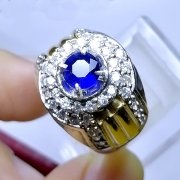 batu permata, batu mulia, cincin permata BLUE SAPPHIRE RING
