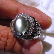 batu permata, batu mulia, cincin permata CINCIN BATU BIDURI BULAN