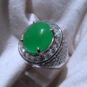 batu permata, batu mulia, cincin permata CINCIN BATU EMERALD JAMRUD