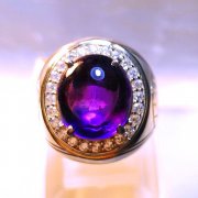 batu permata, batu mulia, cincin permata CINCIN BATU KECUBUNG AMETHYST