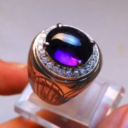 batu permata, batu mulia, cincin permata CINCIN BATU KECUBUNG AMETHYST