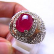 batu permata, batu mulia, cincin permata CINCIN BATU MULIA RUBY RU074