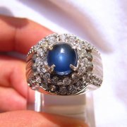 batu permata, batu mulia, cincin permata CINCIN BATU PERMATA BLUE SAFIR