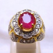 batu permata, batu mulia, cincin permata CINCIN BATU PERMATA RUBY CUTTING