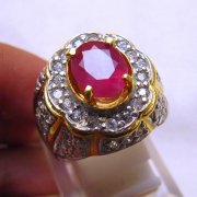batu permata, batu mulia, cincin permata CINCIN BATU PERMATA RUBY CUTTING