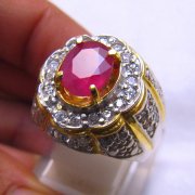 batu permata, batu mulia, cincin permata CINCIN BATU PERMATA RUBY CUTTING