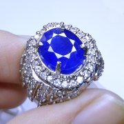 batu permata, batu mulia, cincin permata CINCIN BLUE SAPPHIRE.