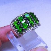 batu permata, batu mulia, cincin permata CINCIN CHROME DIOPSIDE ISTIMEWA batu permata, batu mulia, cincin permata CINCIN CHROME DIOPSIDE ISTIMEWA