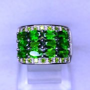 batu permata, batu mulia, cincin permata CINCIN CHROME DIOPSIDE ISTIMEWA batu permata, batu mulia, cincin permata CINCIN CHROME DIOPSIDE ISTIMEWA