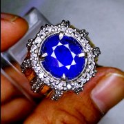 batu permata, batu mulia, cincin permata CINCIN COWOK BLUE SAPPHIRE 