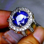 batu permata, batu mulia, cincin permata CINCIN COWOK BLUE SAPPHIRE 