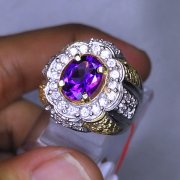 batu permata, batu mulia, cincin permata CINCIN KECUBUNG