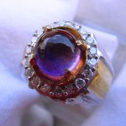 batu permata, batu mulia, cincin permata CINCIN NATURAL KECUBUNG