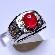 batu permata, batu mulia, cincin permata CINCIN PERMATA NATURAL RUBY