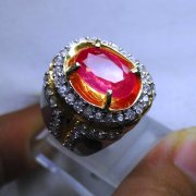 batu permata, batu mulia, cincin permata CINCIN PERMATA RUBY.