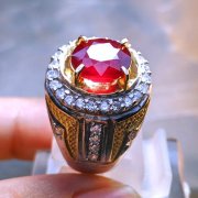 batu permata, batu mulia, cincin permata CINCIN RUBY PIGEON BLOOD