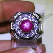batu permata, batu mulia, cincin permata JUAL BATU RUBY STAR DELIMA MULUS