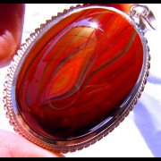 batu permata, batu mulia, cincin permata LIONTIN MASTERPIECE KANTONG SEMAR MERAH