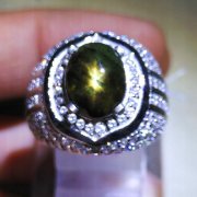 batu permata, batu mulia, cincin permata NATURAL BLACK SAPPHIRE STAR BERSERTIFIKAT batu permata, batu mulia, cincin permata NATURAL BLACK SAPPHIRE STAR BERSERTIFIKAT